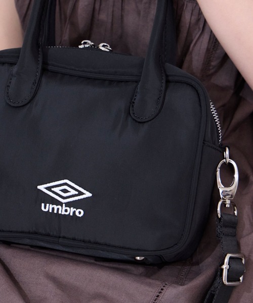 umbro（アンブロ） ボストンバッグ 別注 撥水 ブランドロゴ刺繍 2WAY