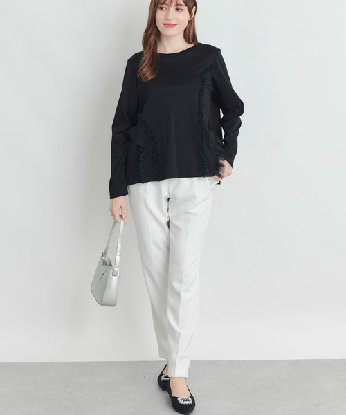 PICCIN PERLA tシャツ チュールフリルプルオーバー レディース