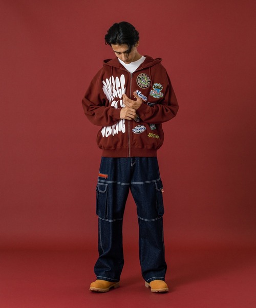 XLARGE（エクストラ ラージ） カーゴパンツ DENIM CARGO PANTS メンズ