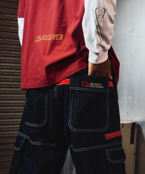 XLARGE（エクストラ ラージ） カーゴパンツ DENIM CARGO PANTS メンズ