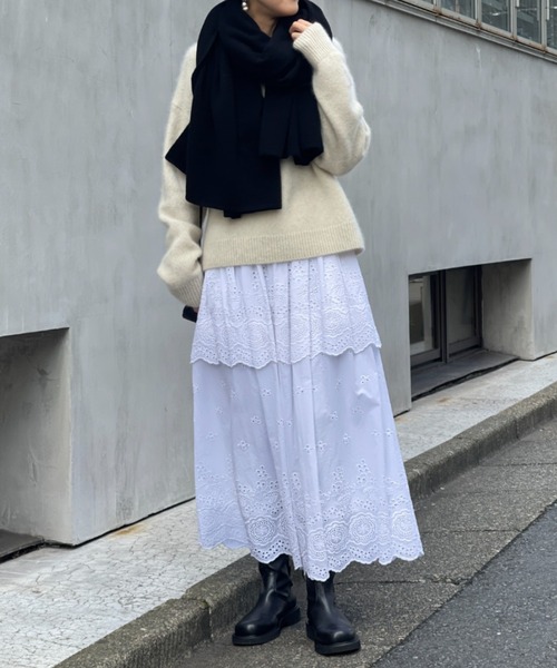 BEARDSLEY（ビアズリー） スカート FREE ホワイト レディース