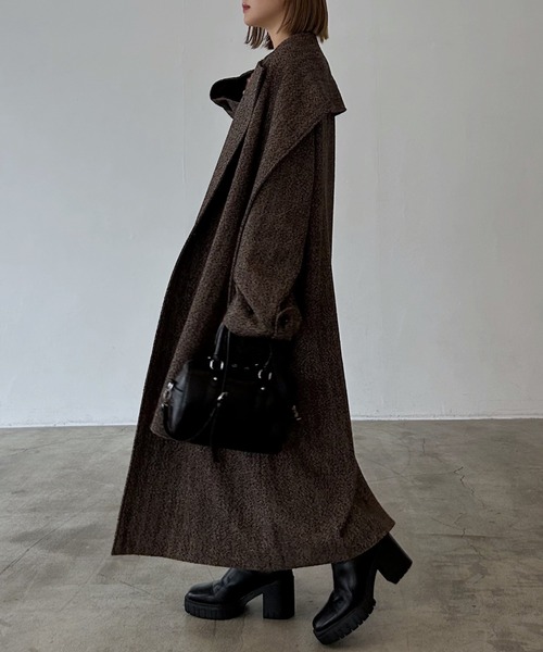 値下げインターナショナルギャラリービームス ヘリンボーンチェスターコート　ウール PAGEBOY（ページボーイ） コート チェスターコート ウールコン