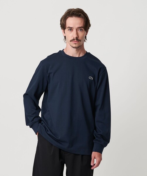 LACOSTE tシャツ 「LACOSTE」1ポイント ロングスリーブ Tシャツ