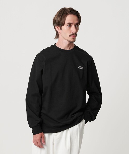 LACOSTE tシャツ 「LACOSTE」1ポイント ロングスリーブ Tシャツ