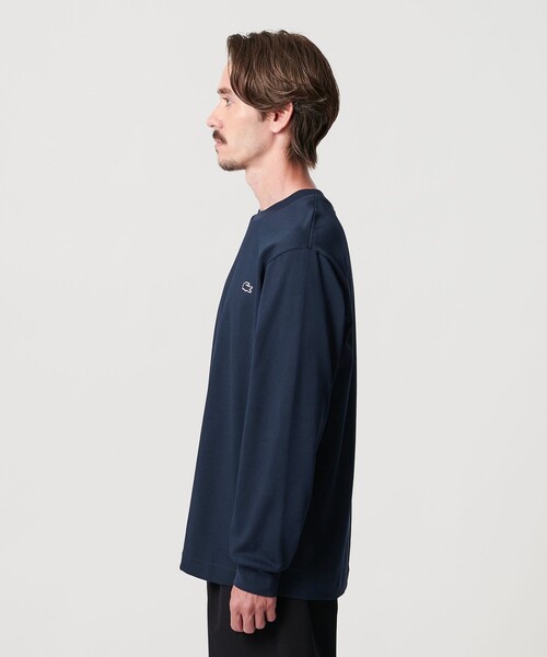 LACOSTE✴︎メンズ長袖シャツ　新品未使用 LACOSTE tシャツ 「LACOSTE」1ポイント ロングスリーブ Tシャツ