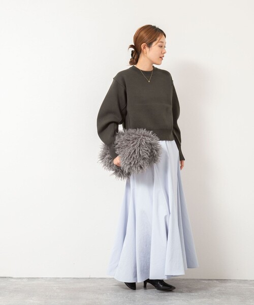 NOLLEY'S（ノーリーズ） ニット セーター 「手洗い可能」スウェット風