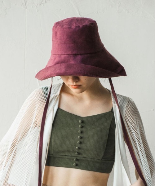 「ORIENT MILLINERY」 ハット FREE ブラック レディース_画像5