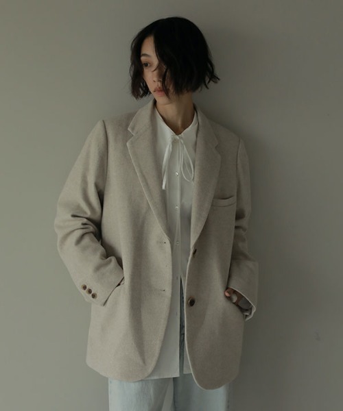 ETRÉ ベージュ テーラードジャケット ETRE TOKYO（エトレトウキョウ） テーラードジャケット S ベージュ