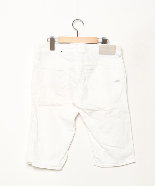 「GAS」 デニムハーフパンツ 31 ホワイト メンズ_画像2