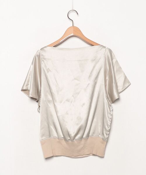 「ROSE BUD」 半袖ブラウス ONE SIZE ベージュ レディース_画像2