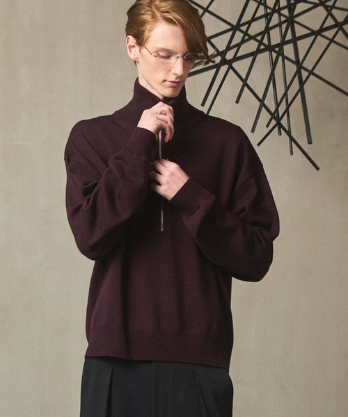 ハーフジップ ニット（MAISON SPECIAL／ファッション）のおすすめ人気