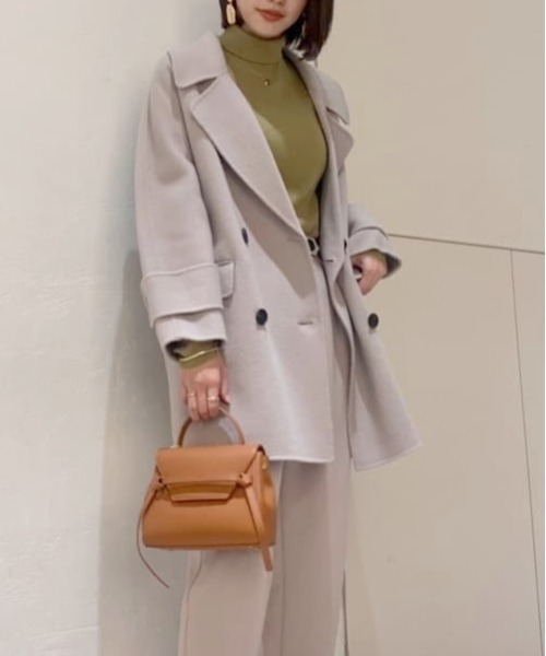 ひー　Mila Owen アイボリー ジャケット Mila Owen（ミラオーウェン） ジャケット FREE アイボリー レディース