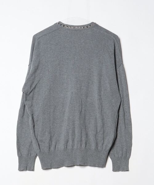 HYSTERIC グレー カーディガン L HYSTERIC GLAMOUR 「HYSTERIC GLAMOUR」 ニットカーディガン FREE