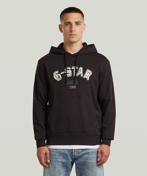 G-STAR RAW パーカー Embro Logo HB Hoodie Sweater/ヴィンテージ