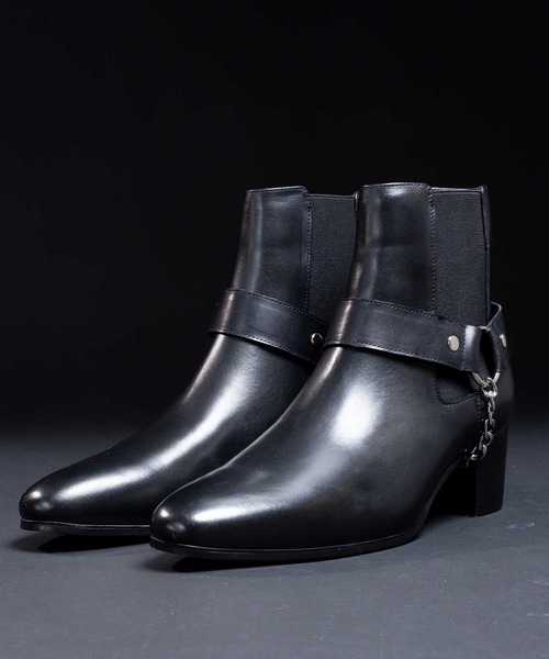 endevice（エンデヴァイス） ブーツ サイドゴア レザー リングブーツ