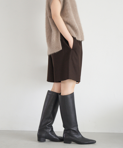 IENA（イエナ） パンツ 「追加4」ウォッシャブルウールショートパンツ