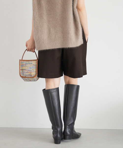 IENA（イエナ） パンツ 「追加4」ウォッシャブルウールショートパンツ