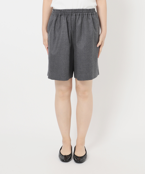 IENA（イエナ） パンツ 「追加4」ウォッシャブルウールショートパンツ