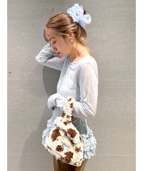 FURFUR（ファーファー） tシャツ 裾フリルジャージートップス