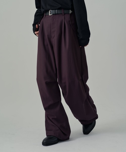 Lui's（ルイス） ワイドパンツ スラックス パラシュートスラックス