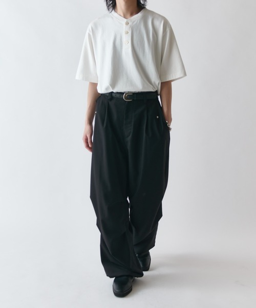 Lui's（ルイス） ワイドパンツ スラックス パラシュートスラックス