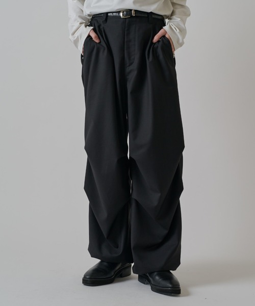 【美品】Lui’s カーブスラックス　M　メンズ　パンツ Lui's（ルイス） スラックス 鬼タックカーブパンツ メンズ : ZOZOTOWN