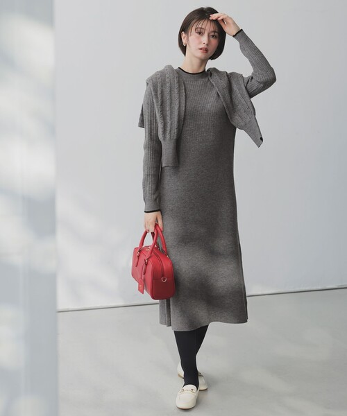 ANY SIS（エニィスィス） ワンピース 「2SET」ニット ボレロ