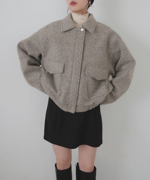 LIAN（リアン） ブルゾン アウター 「ayu × LIAN」ステンカラーカール