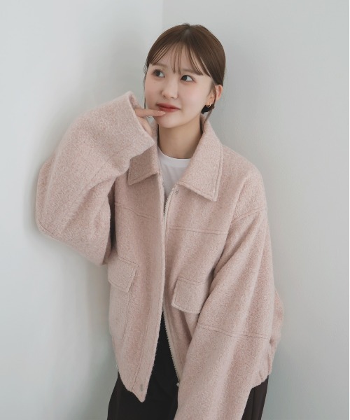 LIAN（リアン） ブルゾン アウター 「ayu × LIAN」ステンカラーカール