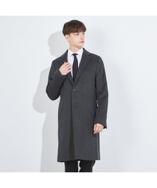 SUIT SELECT チェスターコート コート 「BLACK LINE」チェスターコート