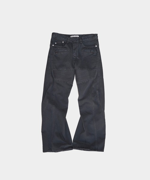 NVRFRGT（ネヴァーフォーゲット） ジーンズ 3D TWISTED MOTO JEANS