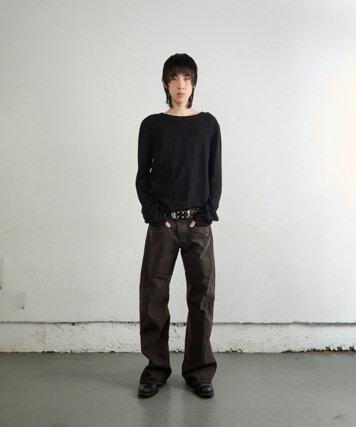 NVRFRGT（ネヴァーフォーゲット） ジーンズ 3D TWISTED MOTO JEANS