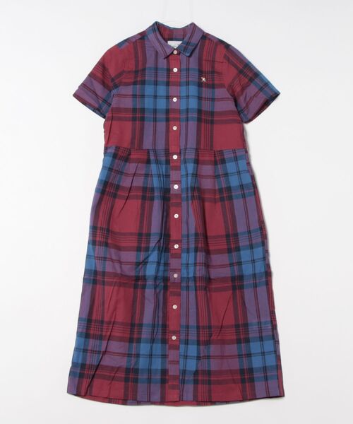 「Arnold Palmer」 シャツワンピース S ベージュ レディース_画像3