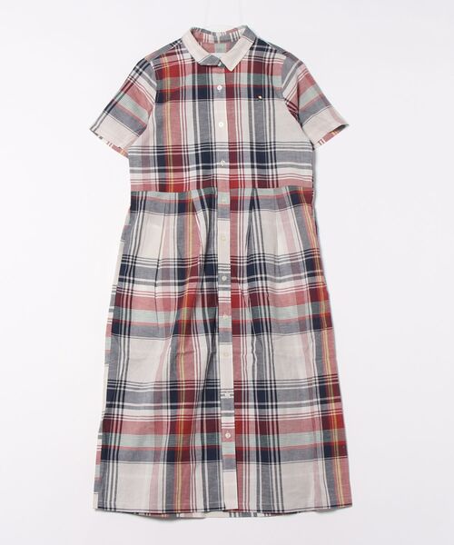 「Arnold Palmer」 シャツワンピース S ベージュ レディース_画像4