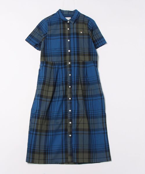 「Arnold Palmer」 シャツワンピース S ベージュ レディース_画像5