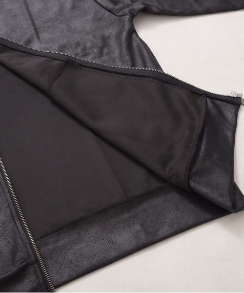ブルゾン アウター 「LOUIS CHAVLON /ルイシャブロン」LCレザー風ptZIP