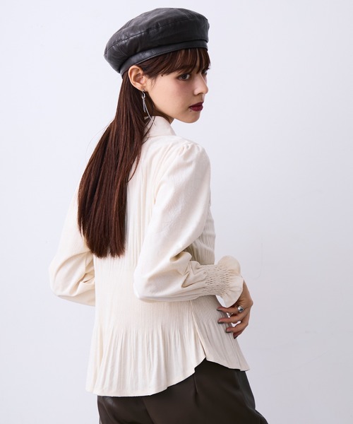 チャイナプリーツブラウス セール】CHINA PLEATS BLOUSE（シャツ/ブラウス）｜Ameri（アメリ）の