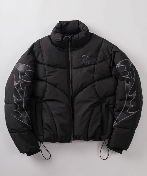 新品未使用タグ付き⭐︎AIR JORDAN ダウンジャケット 刺繍ロゴ ブラックM ダウンジャケット ダウン 「82」トライバル ショート丈 パファー