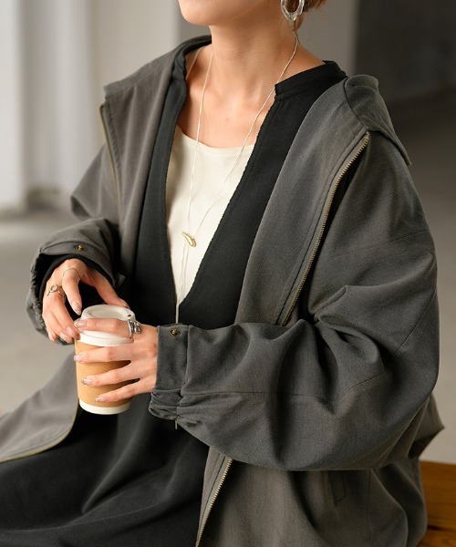 hugyourskin ジャケット ブラック/グレー phenix WINDSTOPPER® by GORE-TEX LABS ACTIVE CITY UTILITY JACKET (CHAR