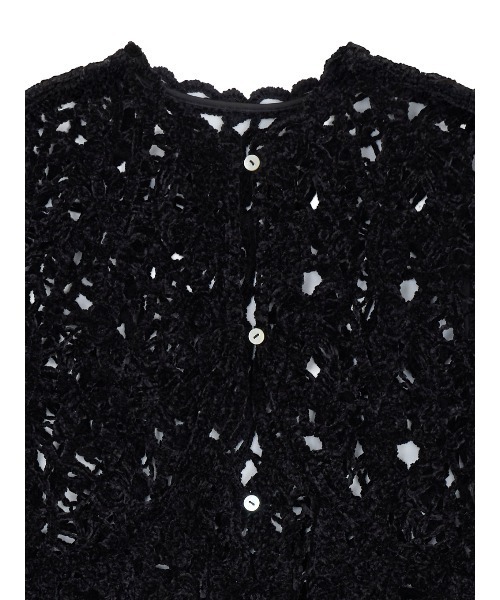 Ameri（アメリ） ニット セーター UND VELOUR LACE PEPLUM KNIT TOP