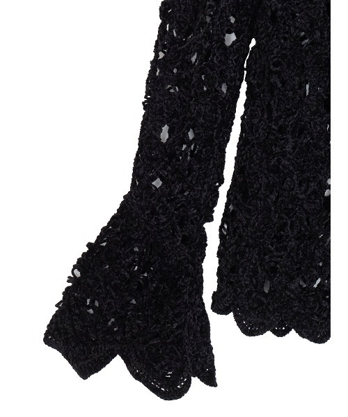 Ameri（アメリ） ニット セーター UND VELOUR LACE PEPLUM KNIT TOP