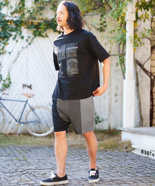 「CAMBIO」 ハーフパンツ M グレー系その他 メンズ_画像5