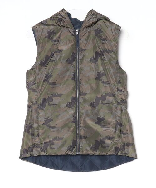 PLST（プラステ） ダウンベスト 2 ネイビー レディース : ZOZOTOWN