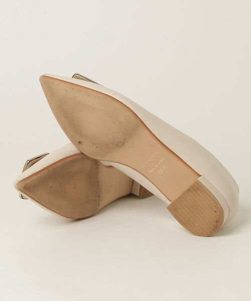 〚極美品〛Le talon フラットパンプス LE TALON（ル タロン） フラットパンプス 22.5cm ホワイト レディース