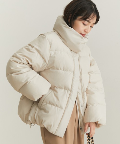 VIS（ビス） ダウンコート L ダークブラウン レディース : ZOZOTOWN