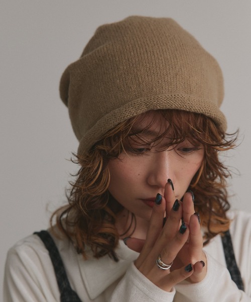 ad thie（アドティエ） ニット帽 ニットキャップ レディース ルーズ