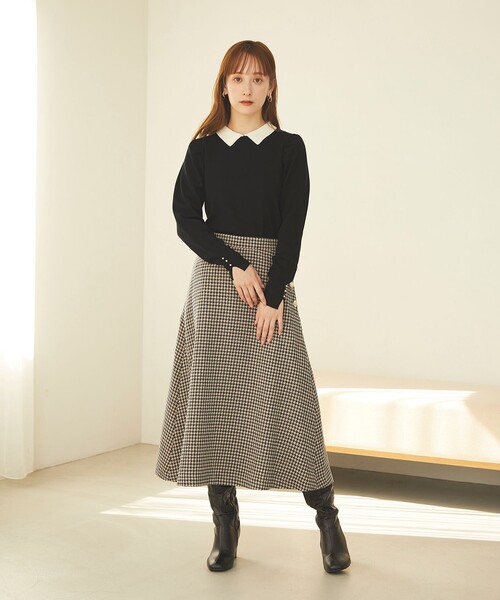 「Feroux」 長袖ニット F ブラック レディース_画像2