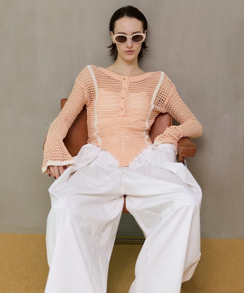 MAISON SPECIAL（メゾンスペシャル） Crochet-Like Bodysuit/クロシェ