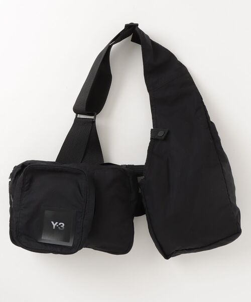 Y-3 ブラック ショルダーバッグ Y-3 「Y-3」 ショルダーバッグ ONE SIZE ブラック メンズ : ZOZOTOWN
