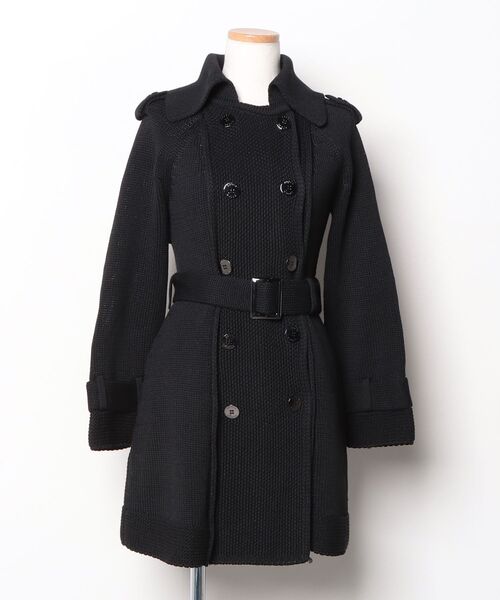 EPOCA（エポカ） ニットコート 40 ブラック レディース : ZOZOTOWN